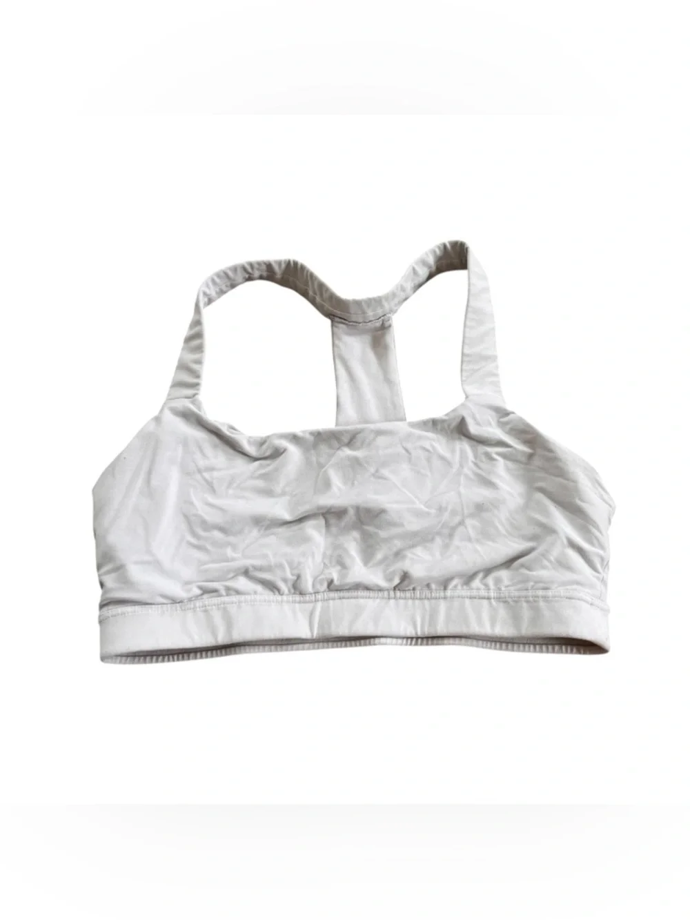 Gapfit White Sports Bra Size M Women